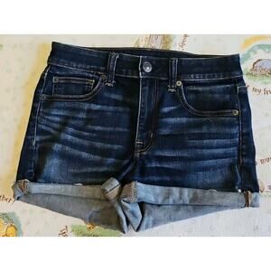 American Eagle Shorts Womens 6 Hi Rise Shortie Next Level Stretch